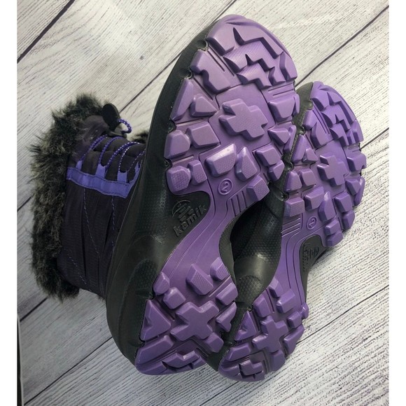 Kamik Size 2 Purple Winter Snow Boot - Picture 7 of 9